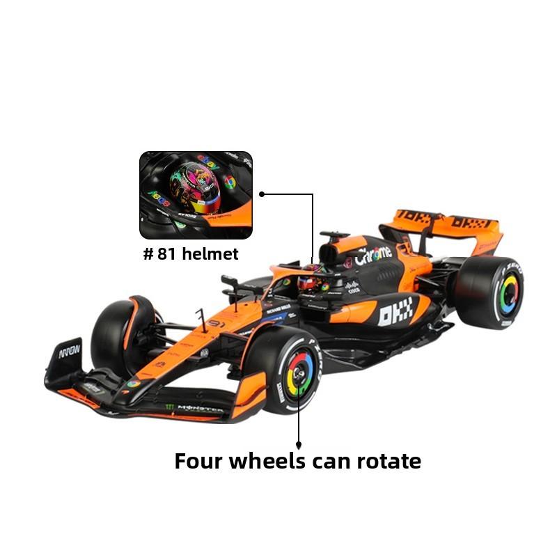 Alloy Simulation Mclaren F1 Mcl38 Monaco Racing Car Model Ornament Children Toy