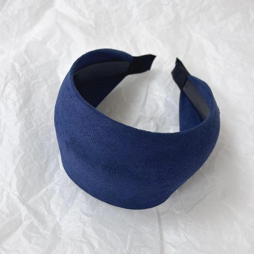 Серая вязаная повязка на голову Yi Mengling: Стильный, широкий, фитнес-аксессуар для волос для женщин