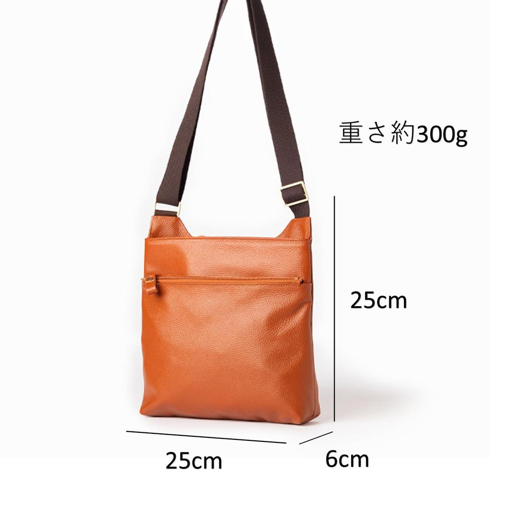 Легкая сумка через плечо Toyooka Kobo, Вес около 300 г, Унисекс, Натуральная кожа, Crossbody, Цвет верблюда, 4383-08