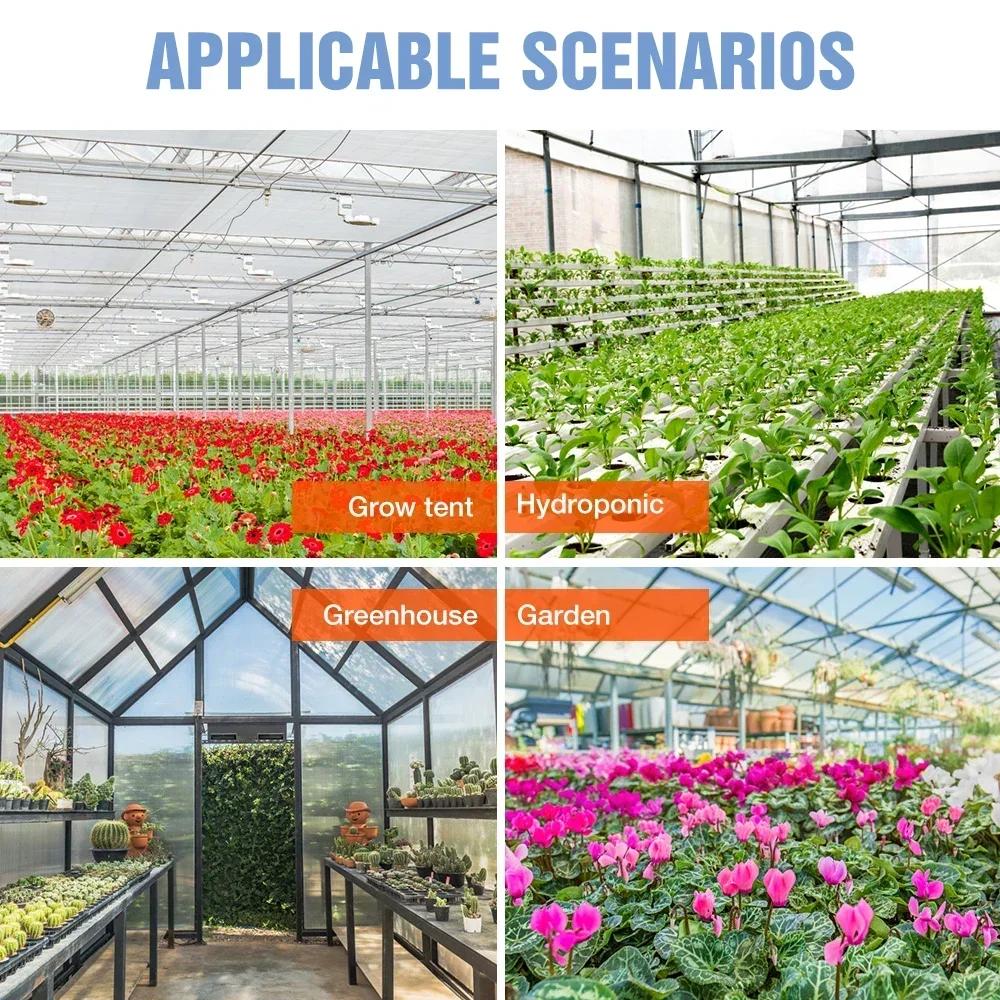 Новейшие лампы для выращивания растений, светодиодные лампы полного спектра для теплиц, комнатные растения для выращивания растений, вилка стандарта ЕС/Австралии/Великобритании/США Доступно несколько цветов