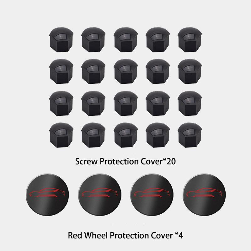 Автомобильный Стайлинг Металлический Колпачок Центра Колеса Автомобиля Для Tesla Model 3 SX Комплект Центральная Крышка Крышка Гайки Ступицы С 4 Центральными Колпачками 20 Крышка Гайки