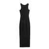 Spring New European & American Sexy Sleeveless Semi-Transparent Long Dress for Women