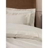 Parure de lit - 1 housse de couette 220 x 240 cm + 2 taies d'oreiller 60 x 60 cm - Satiné 100% coton - Beige