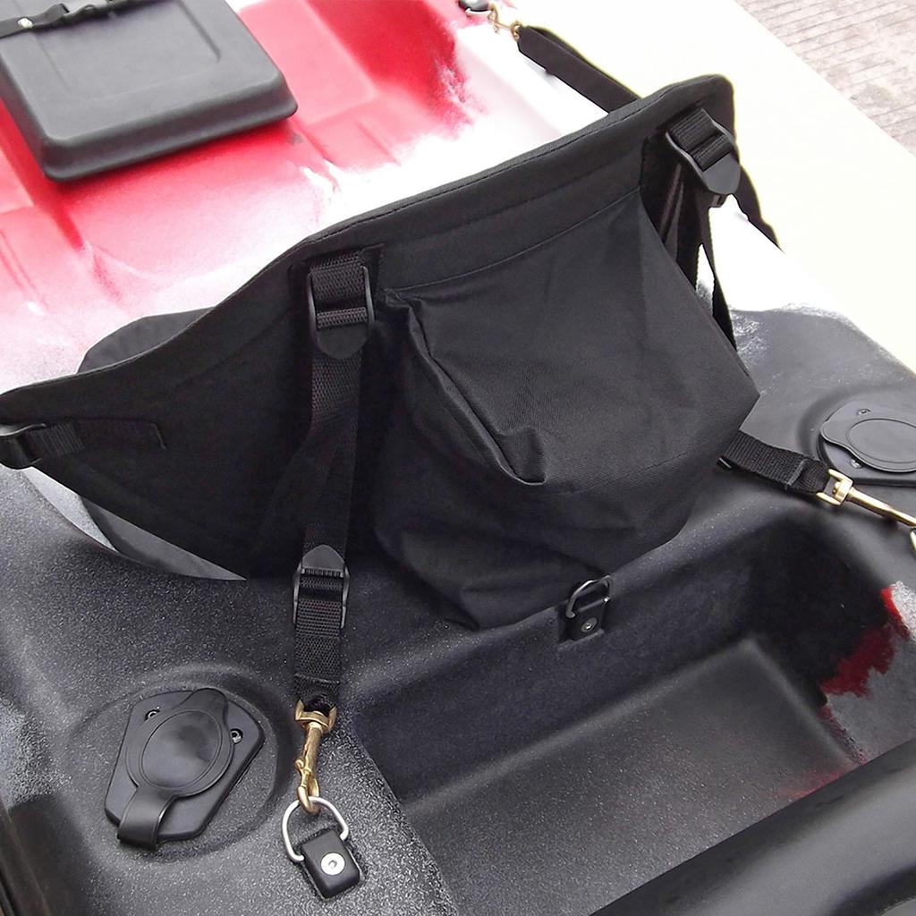 Detachable Adjustable Padded Kayak Seat Canoe Backrest Drifting Cushion with Strap