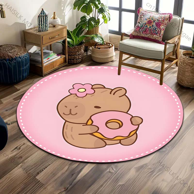 17 Styles Classic Pokemon Sylveon Print Round Carpet Bedroom Living Room Mat Sofa Children's Room Decor Rug Gift Free Shipping