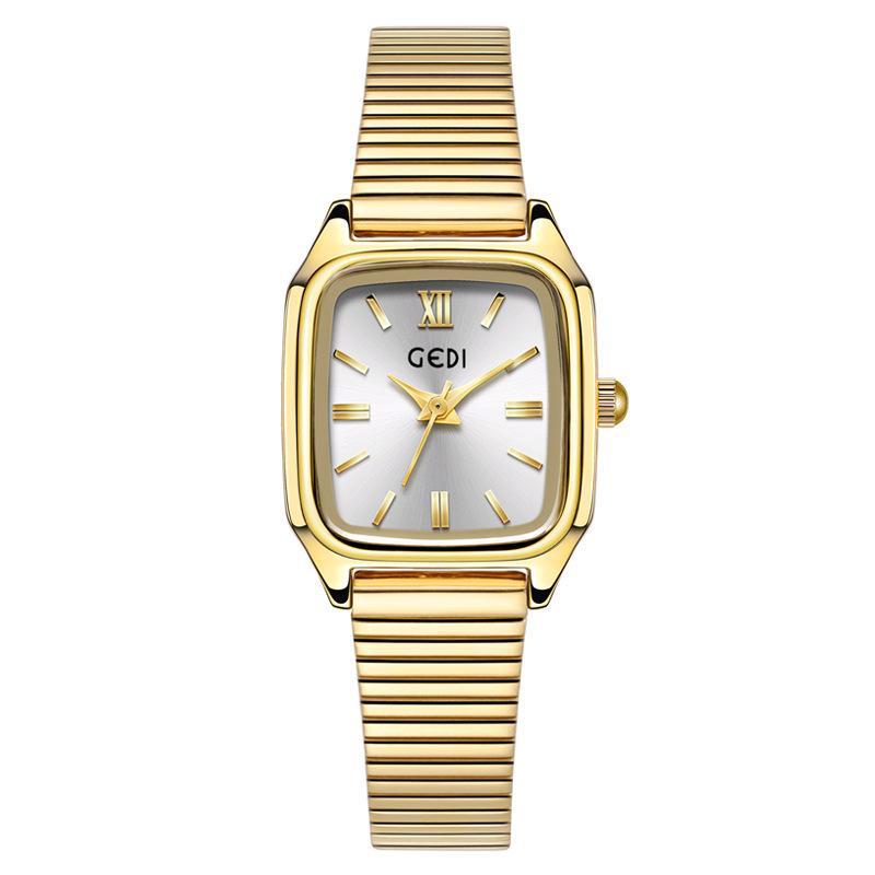 Medieval High-Value Women'S Watch Niche High-End Quartz Watch Women'S Simple Waterproof Steel Belt Watch