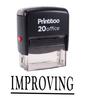 Printtoo Office Stationary IMPROVING Self Inking Rubber Stamp Custom
