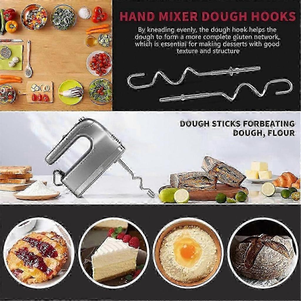 Запасной крюк для теста для ручного миксера KitchenAid, совместимый с ручными миксерами KitchenAid