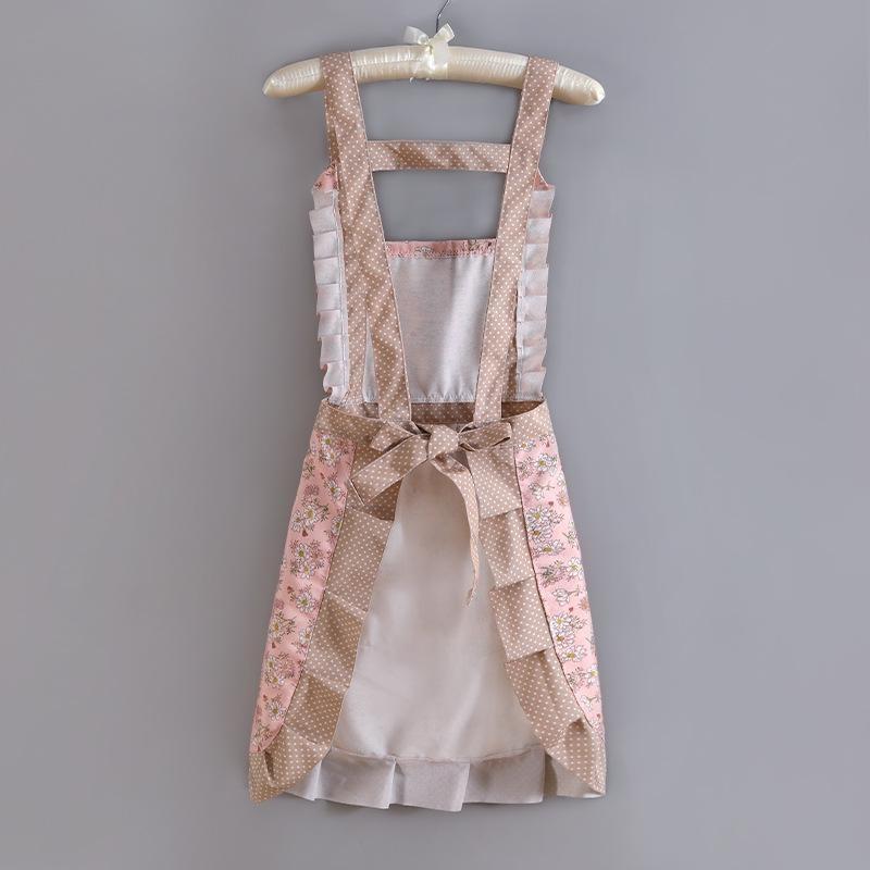 Кухонный модный фартук для приготовления пищи, женский, взрослый, мужской, рабочий фартук, цветочный стиль, домашние дышащие фартуки, женские фартуки