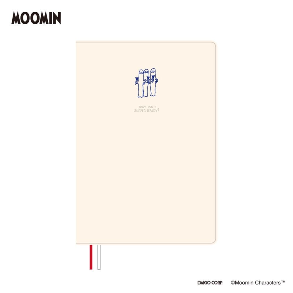 Daigo 2026 Moomin Weekly December 2025 Start Planner, Vertical, B6, Hattifatteners, Ivory, E6217,