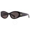Gucci Grey Cat Eye Ladies Sunglasses Gg1401s 001 53