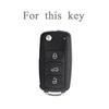 3-кнопочный TPU чехол-брелок для складного ключа автомобиля VW Volkswagen MK4 Bora Golf 4 5 6 Passat Polo Bora Touran