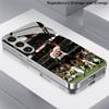 Чехол для телефона с 2D узором "Звезда Футбола" для Samsung S26 S25 S24 S23 S22 S21 S20 A56 A36 A16 - Гальванизированный Стеклянный Защитный Чехол