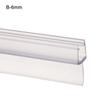 Household Bathroom Hardware Prevent Water Baffle Window Seal Glass Door Weatherstrip Sealing Strips