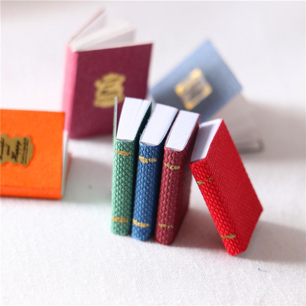 Цветная книжная мебель для кукольного домика, аксессуары для детей, миниатюрные игрушки «сделай сам» 43842