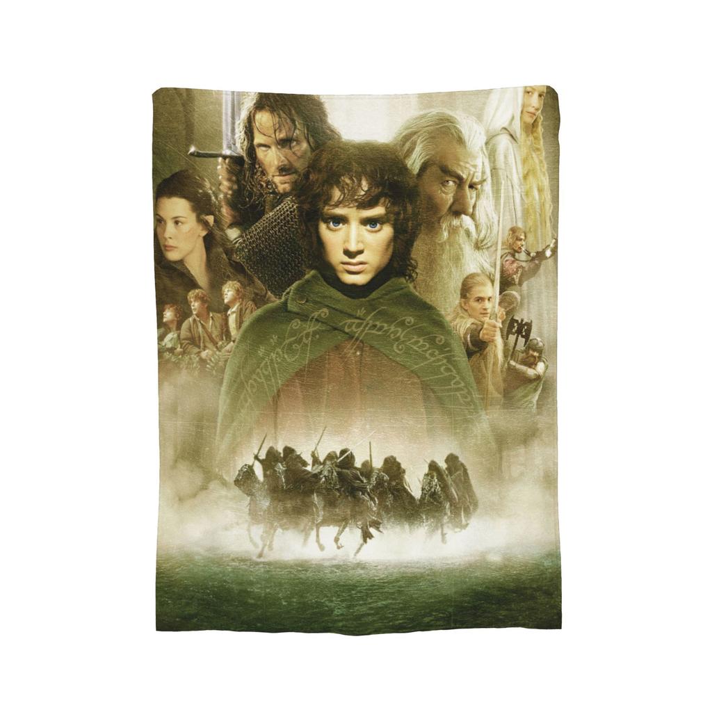 L-Lords Of The R-Rings Blankets Fleece Spring/Autumn Portable Soft Throw Blankets for Bedding Travel Quilt