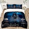 3pcs Corpse Bride Duvet Cover Set, 1 Duvet Cover + 2 Pillowcases (No Insert), High-Definition Print, Home & Dorm Set yy251208053