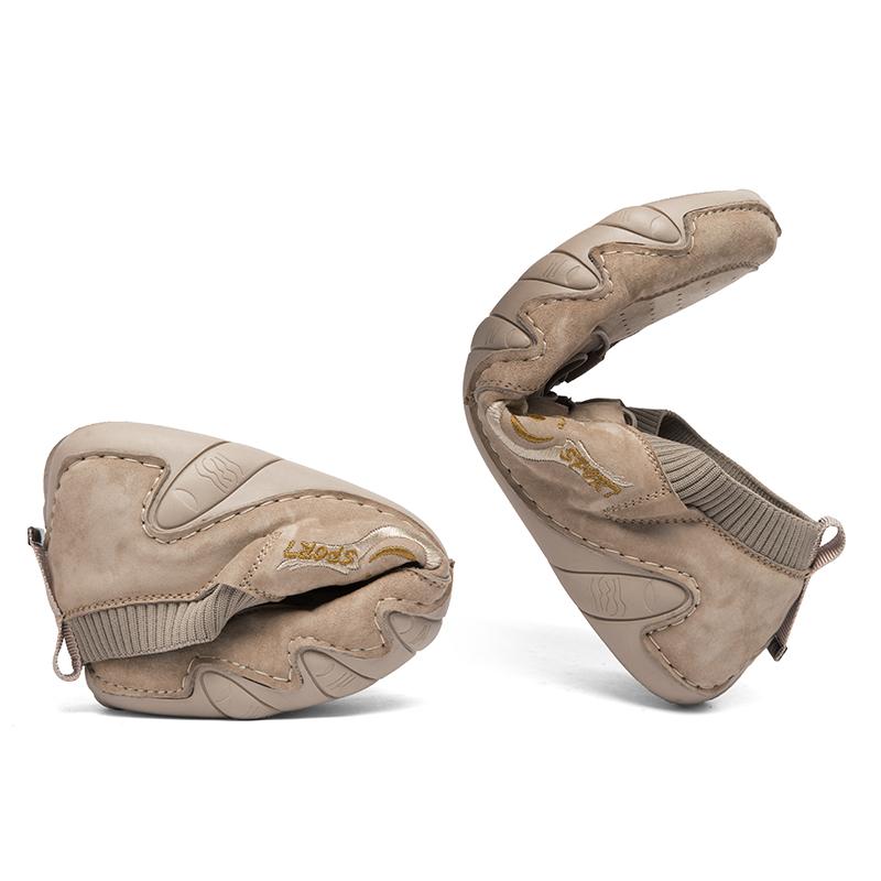 Men's New Leather Outdoor Sports Shoes Casual Shoes Business Leather Board Shoes