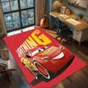 Коврик для трассы Молния МакКуин из мультфильма «Тачки» (Piston Cup), большой, нескользящий, моющийся, для игровой комнаты, спальни, домашнего декора