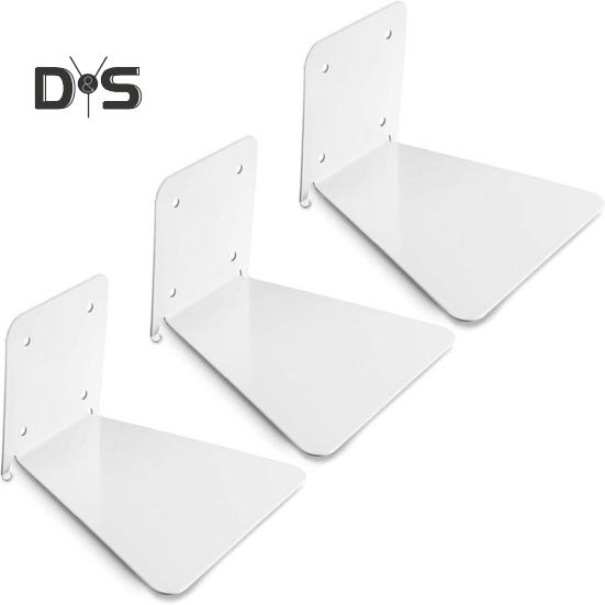 Невидимая плавающая книжная полка, настенные книжные полки для книг, растений, DVD-дисков, настенный железный органайзер для домашнего офиса, класса