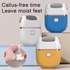 Электрическая пилка для ног, удаляющая мозоли, перезаряжаемая, с ЖК-дисплеем, самоклеящиеся подушечки с 2 шлифовальными головками, набор для педикюра для мужчин и женщин