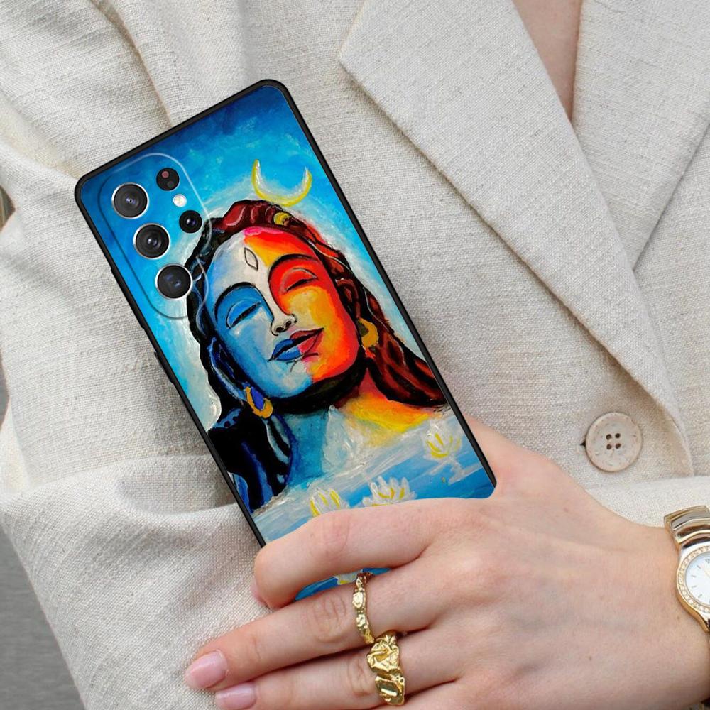 Lord Shiva Hindu God Buddha Cell Phone Case for Samsung Galaxy S26 Ultra S25 S24 S23 S22 S21 S20 Note10 Cover