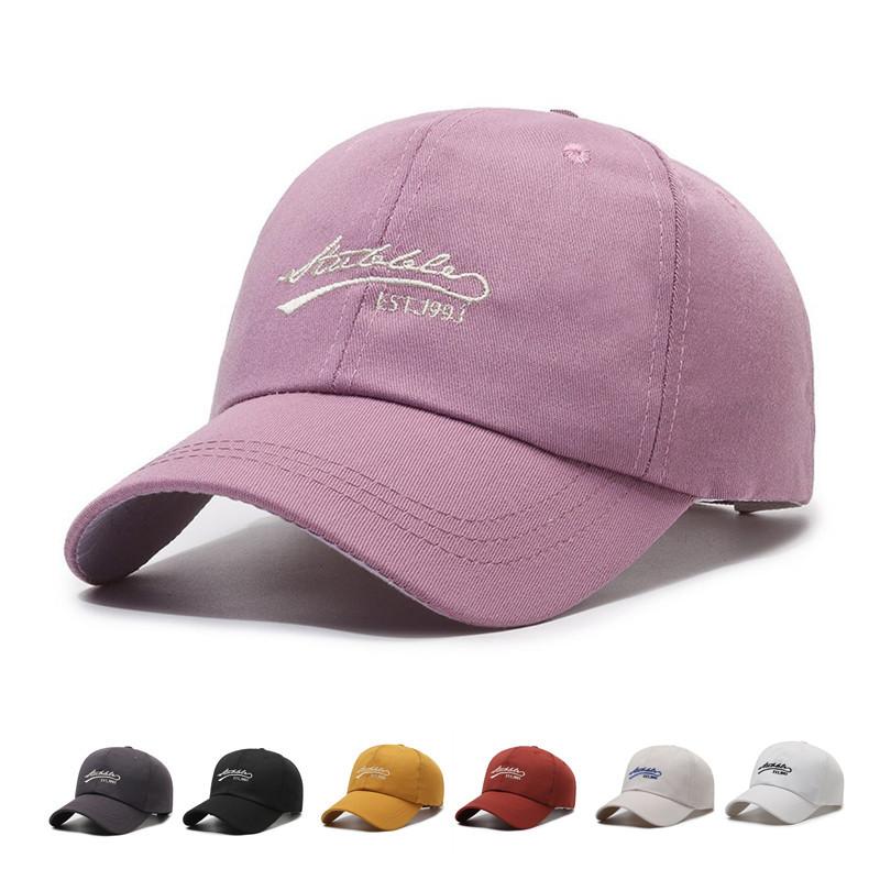 Cotton Embroidery Alphabet Baseball Cap Outdoor Breathable Hat Gifts Sunhat