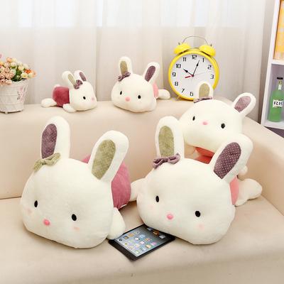 Мягкая игрушка Kawaii, мягкая кукла, милый кролик, бант, кролик, мягкая подушка, ПП, хлопок, подарок на день рождения