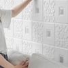 10 шт. 35x35 см 3D стикер стены потолочная панель украшение крыши самоклеющиеся пенопластовые обои