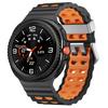 Двухцветные дышащие силиконовые ремешки для Samsung Watch, спортивная сменная лента для Galaxy Watch 8 40 мм 44 мм 8 Classic