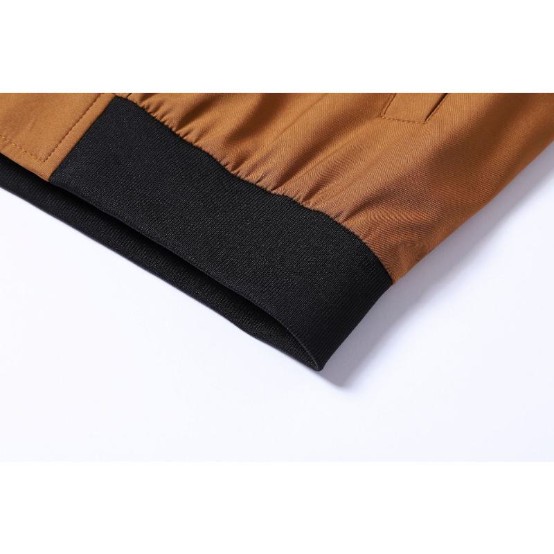 Men S Plus Size Casual Jacket Long Sleeve Stand Collar Spring Autumn