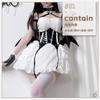 Halloween Costume Adult Diablo Goth Maid Costume Sexy Imp Anime Cosplay Bat Costume