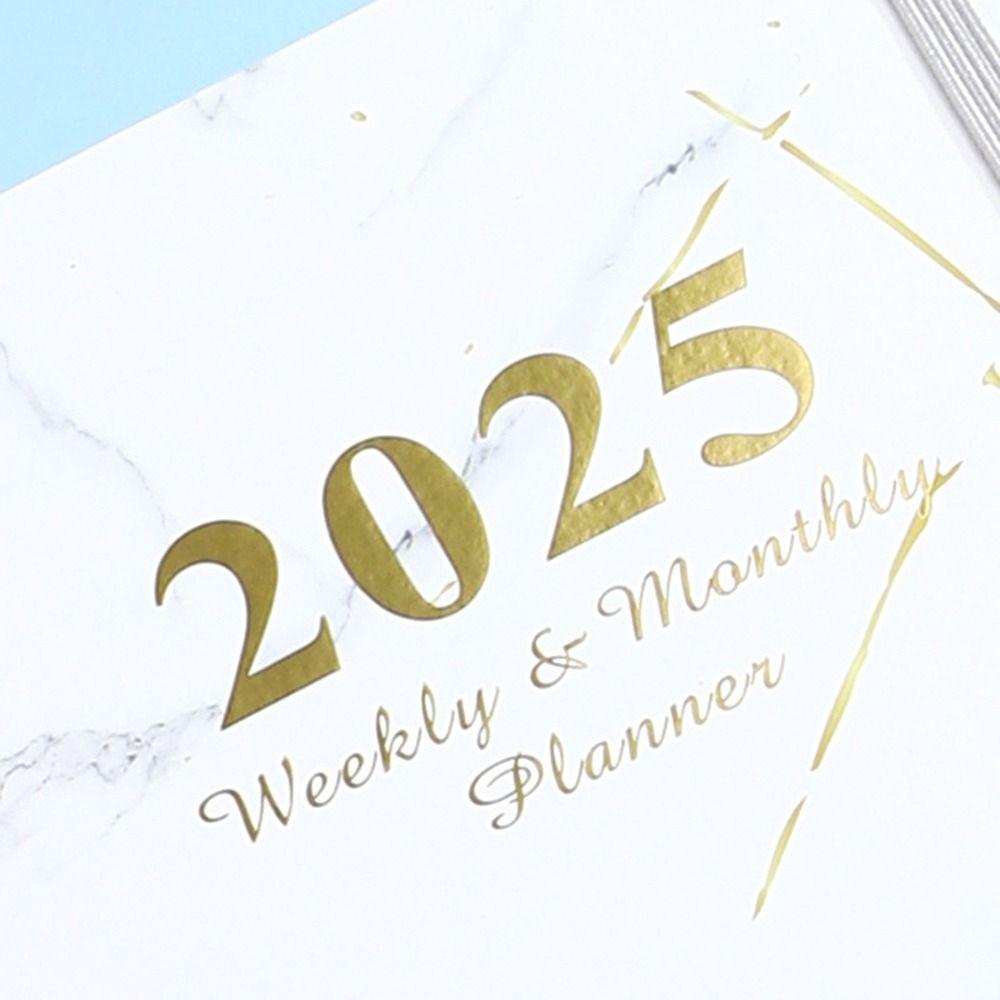 A5 2026 Planner Notebooks 160 Pages Thick Paper English Notebook Multifunction Cardboard Cover Datebook Diary