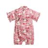 Reegoo Peter Baby Jinbei Summer Kimono Rabbit Size Ages Months Boys' Coverall, Romper, 100% Cotton, Suit, Festival, Pink, Design, 90, 18-24