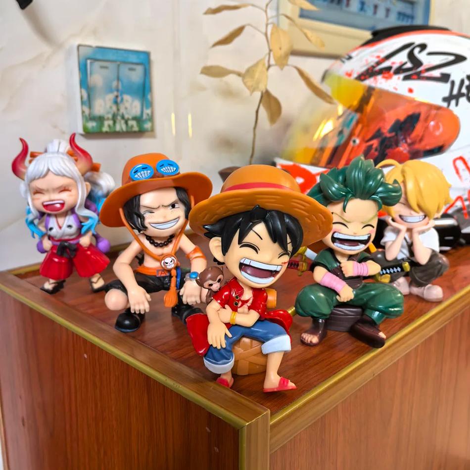 Горячая Распродажа 5 шт./комплект Фигурка Аниме One Piece Луффи Зоро Санджи Эйс Ямато Фигурка Большой Смех Луффи ПВХ Модель Кукла Коллекция Игрушка Подарки