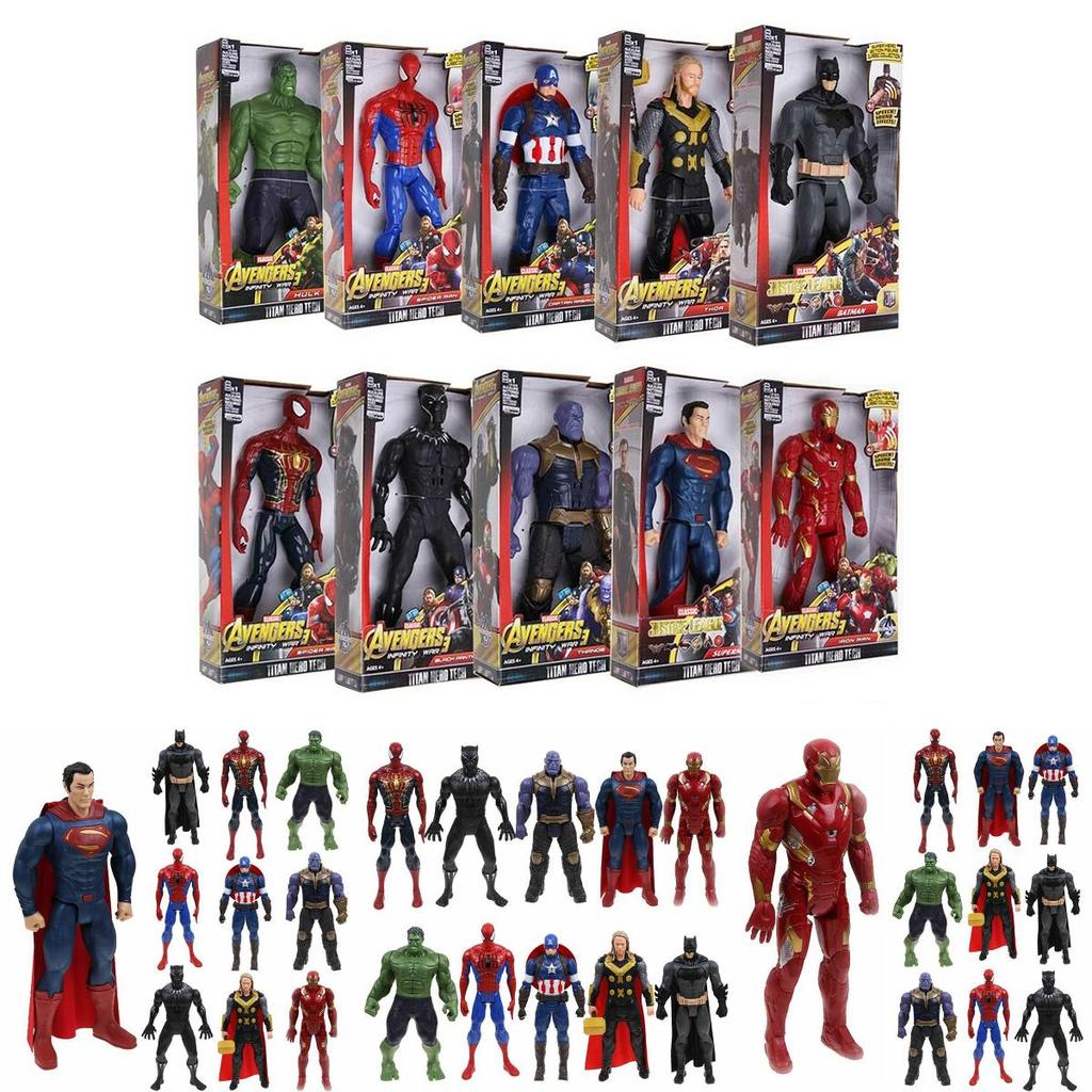 Stunning Avengers Infinity War Hulk Spiderman Thanos 12" Sounding Glowing Figure Toy Ideal Gift For Superhero Enthusiasts