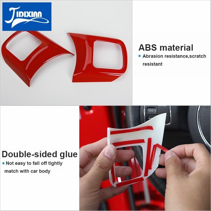 JIDIXIAN накладка на рулевое колесо автомобиля, вентиляционная крышка для кондиционера, декоративные аксессуары для дверных ручек для Jeep Wrangler JK