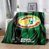 Senegal Flannel Blanket Soft Warm All-Season Throw, Design for Camping, Car Travel, Hiking Sofa, Bed, Office Perfect Gift for Parties