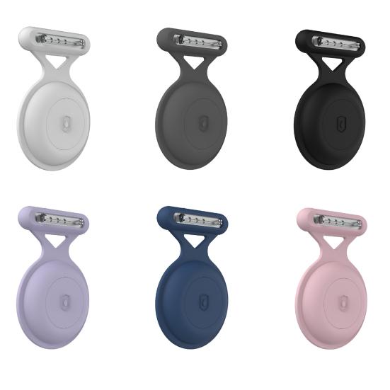 Детский скрытый чехол для GPS-трекера для AirTag, водонепроницаемый держатель локатора с защитой от потери и булавкой-брошью для детей, пожилых домашних животных, силиконовый трекер-протектор