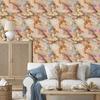 Ink Wallpaper Beige, Orange, Gold and Cream for Living Room and Bedroom 50x1000