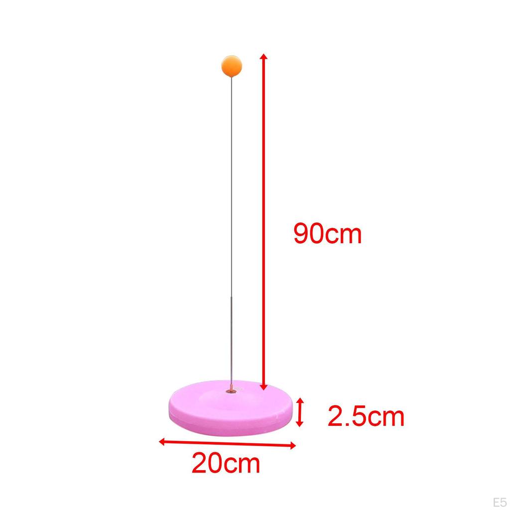 Table Tennis Trainer Hand Eye Coordination Practice Ping Trainer, Indoor Outdoor Floor Standing