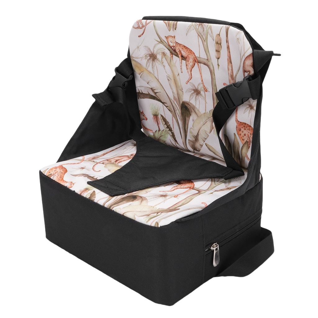 Детское дорожное кресло-бустер Нескользящее Кресло-бустер с ремнями для малышей для обеденного стола Водонепроницаемое Мягкое