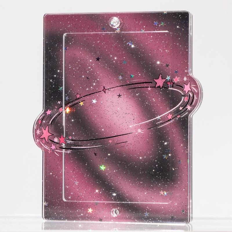 Brilliant Milky Way Series Photoicard Frame for Kpop Idol Card Acrylic Photo Frame 3 Inch Anime Card Sleeves Creative Desk Decro