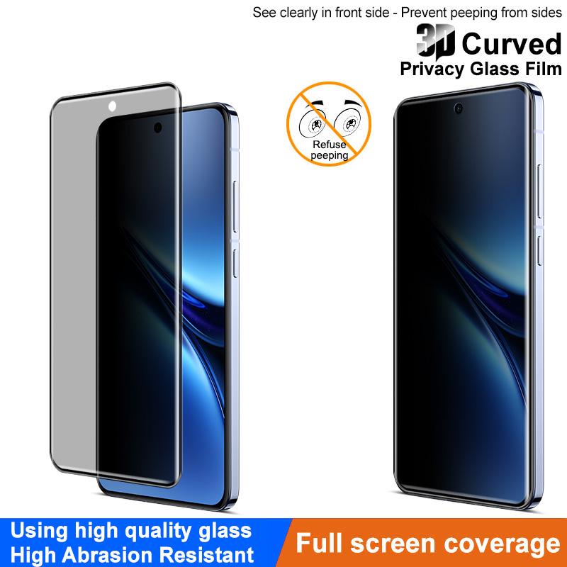 IMAK For Vivo X200 5G Anti-Spy Full Cover Screen Protector Tempered Glass Film