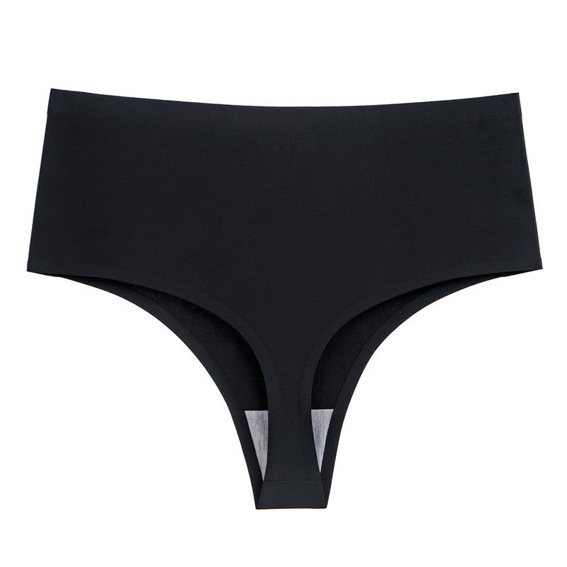 Thong Ice Silk Underwear Quick Drying Briefs Seamless Mid-rise Panties for Women