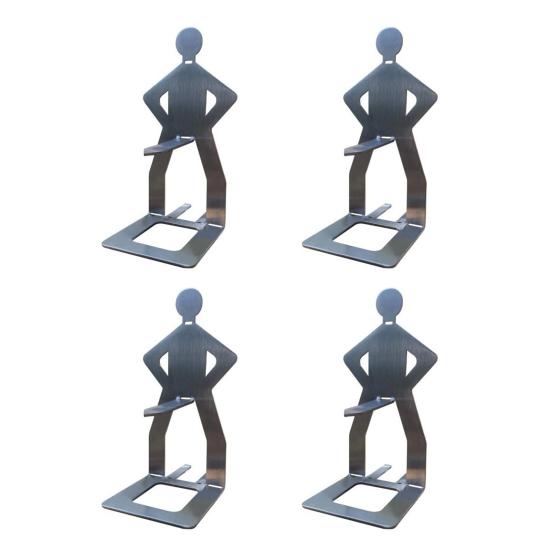 Стойка для гриля из нержавеющей стали для барбекю и сосисок, стойка для жарки хот-догов в форме человека, многоцелевая подставка с антипригарным покрытием, держатель для фрикаделек