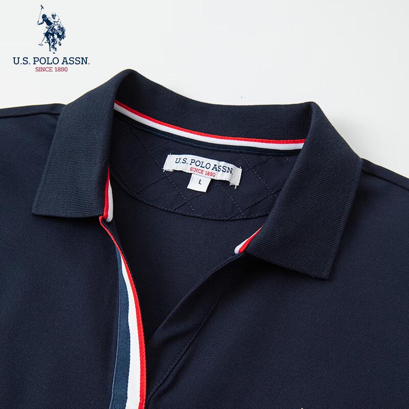 U.S. Polo Assn. Женская дышащая футболка-поло с коротким рукавом