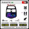 Автомобильный радиоплеер Android 14 для Chevrolet Spark Beat Matiz Creative 2009-2016 Carplay Auto Screen Wireless Android Auto Carplay