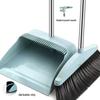 2024 Soft Bristle Broom & Dustpan Set with Long Stainless Steel Rake Teeth, Free Shipping