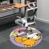 1 шт. Круглый ковер Garfield для офиса, под офисные кресла, спальни, гостиной, домашний декор, декор комнаты